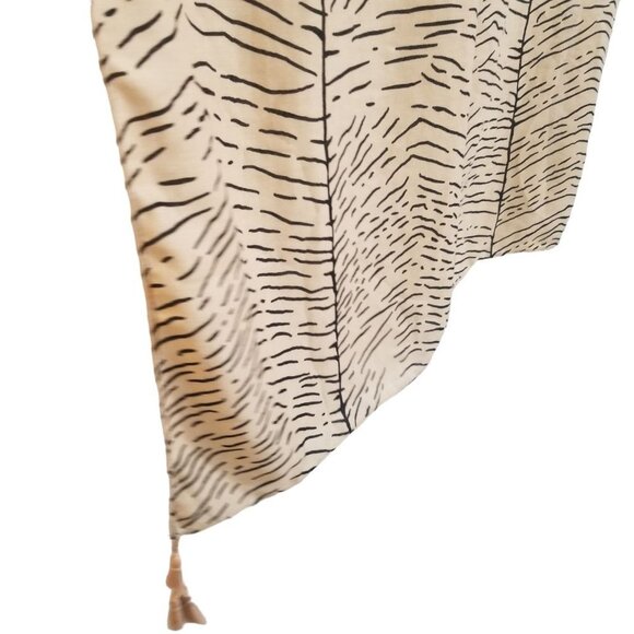 NWT Nadine West Large Scarf Size 6FtX32In Color Beige - Picture 8 of 10